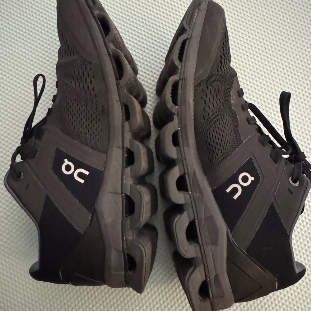 On Running Black Athletic Shoes